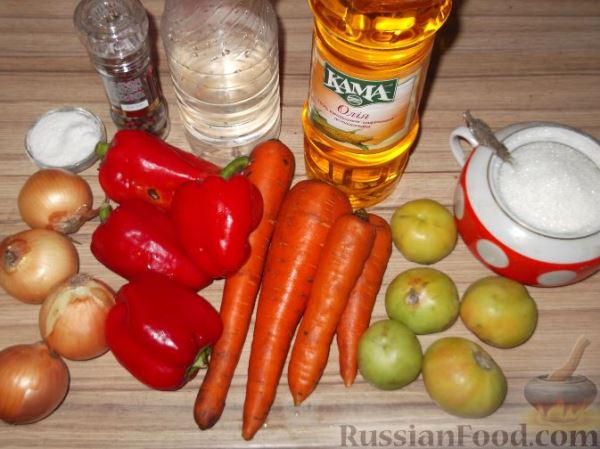 Салат из болгарского перца и моркови