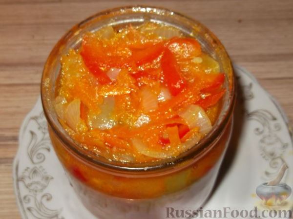 Салат из болгарского перца и моркови