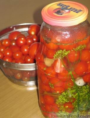 Маринованные помидоры черри