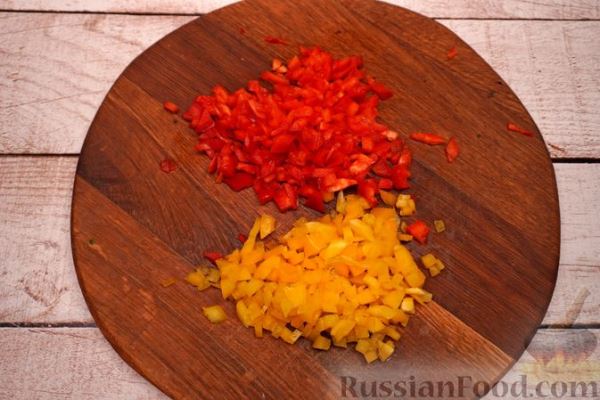 Овощной суп с чечевицей и кускусом